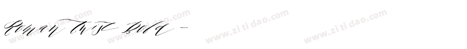Roman Twist Bold字体转换